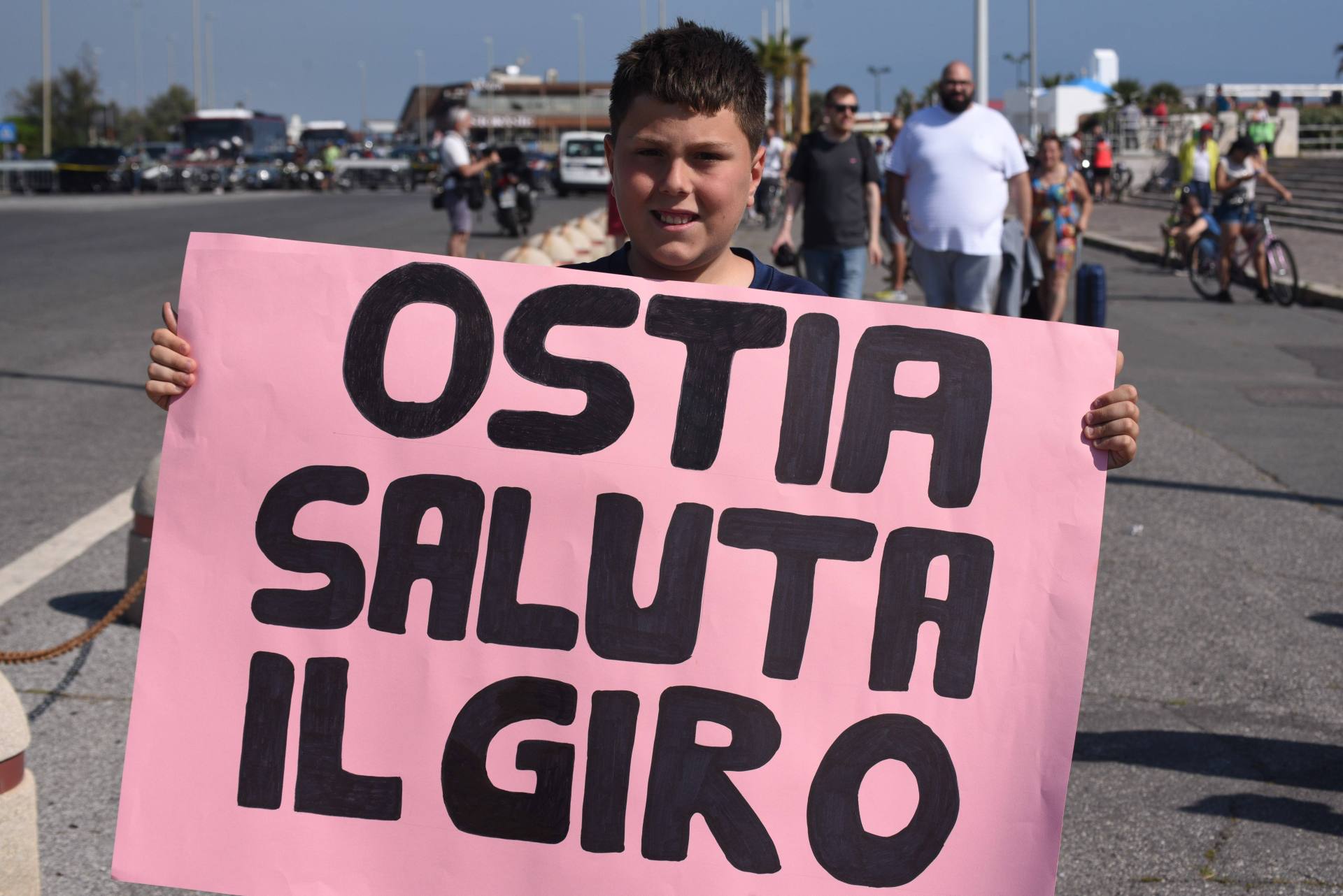 Il giro d''Italia fa tappa a Ostia